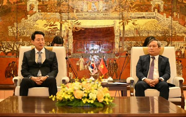 오세훈, 하노이 인민위원장과 '한강 개발' 경험 공유…"홍강의 기적 이루길"