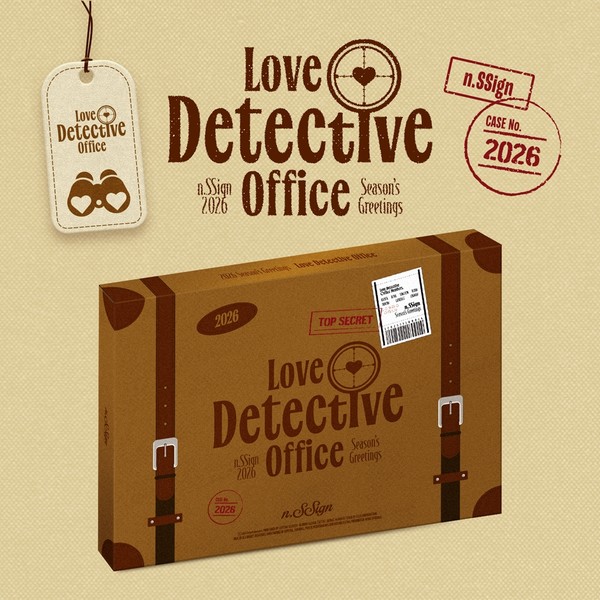 엔싸인(n.SSign), 탐정으로 완벽 변신! 2026 시즌 그리팅 'Love Detective Office' 예약 판매 오픈