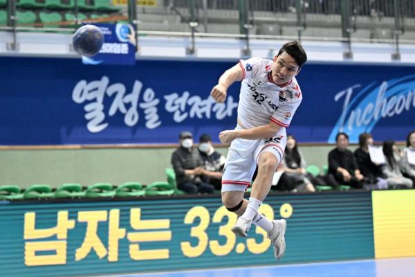 하남시청 김지훈, 핸드볼 H리그 1라운드 남자부 최우수 선수