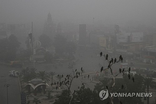 파키스탄 펀자브주, 극심한 대기오염에 보건 비상사태 발령