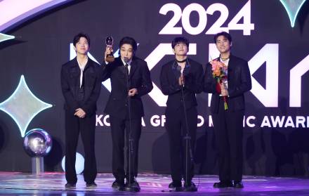 데이식스, 베스트송 수상 “2관왕 받는 날 오다니…감사” [2024 KGMA]