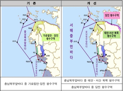 충남 북부해상 불필요한 출항 제한 줄어…'기상특보 구역 분리'