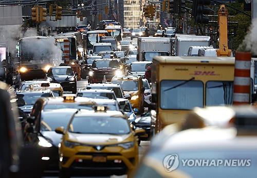 뉴욕 혼잡통행료 내년 1월5일 시행…도심 진입시 1만5천원 부과