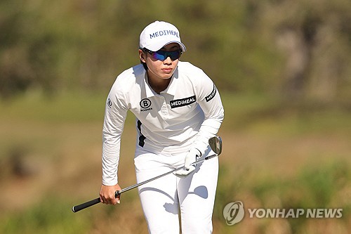 안나린, LPGA 투어 시즌 최종전 3R 공동 4위…선두와 4타 차