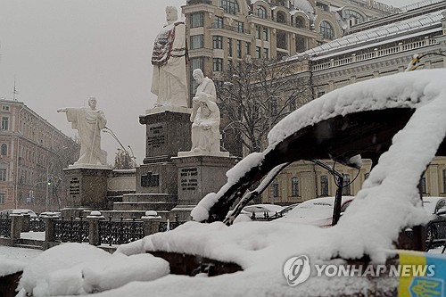 긴장감 고조된 우크라 키이우…"새벽 공습경보, 폭발음"