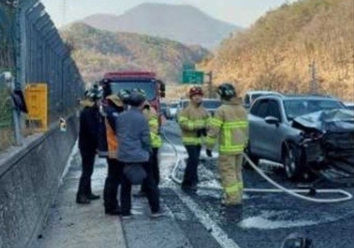 차량 화염에 몸이 먼저 반응…큰피해 막은 20년차 베테랑 소방관