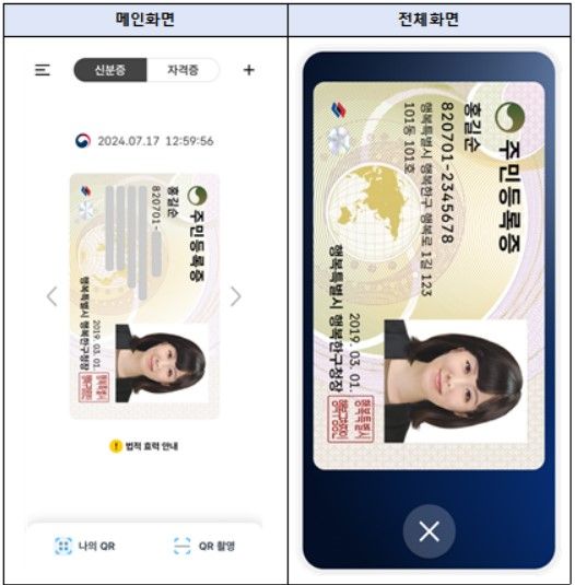 "휴대전화에 넣고 다니세요"… '모바일 주민등록증' 내달부터 발급