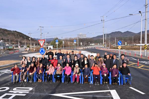 양평군, 송현1리 회전교차로 준공 안전한 도로 환경 조성