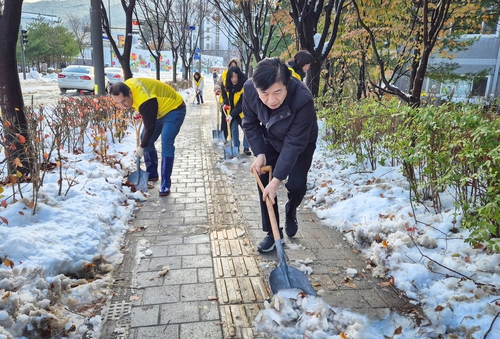 [동정] 전성수 서초구청장, 모든 동 돌며 제설현장 점검