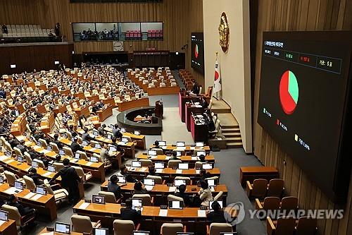 국회, '가자지구 영구적 휴전 촉구' 결의안 채택