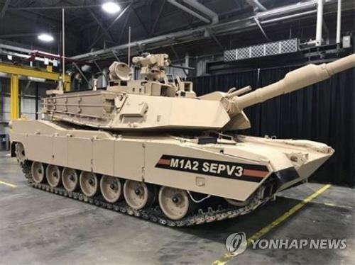 '대만형' 미국 M1A2T 전차 첫 인도분 이달 중순 대만 도착