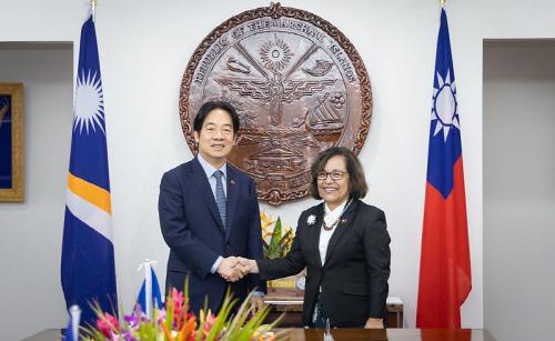 라이칭더, 마셜제도 찾아 '지키기' 나서…미국령 괌 도착 예정