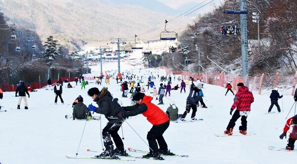 부영그룹 무주‧오투 스키장 성황…겨울 스포츠 성지 부상