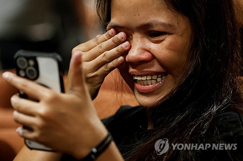 인니서 '마약 운반 혐의' 필리핀 여성 사형수, 14년 만에 귀국