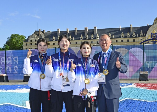 정의선 현대차그룹 회장, 대한양궁협회장 6연임...한국 양궁 세계 최강 입지 강화