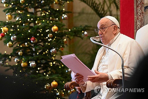 교황 "가자지구 어린이들 폭격, 잔학행위"