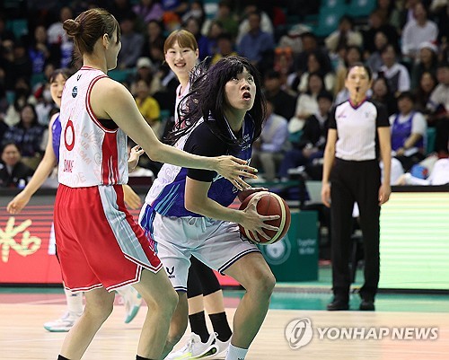 한국 여자농구 올스타, 일본 올스타와 맞대결서 대승…MVP 진안