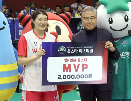 [포토]  오카모토 미유,  일본  MVP