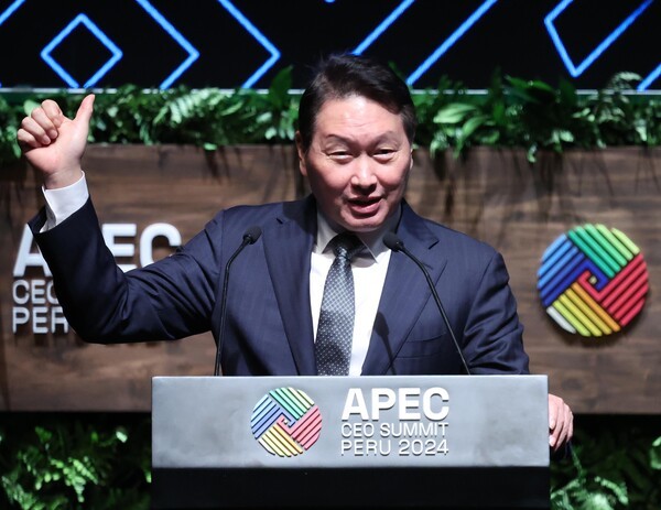 최태원 회장 "한국 경제 안정적...APEC CEO 서밋 준비 만전"