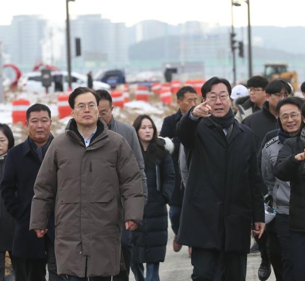 정명근 화성시장 "경부고속道 상부, 교통·여가·일자리 조화 공간 만들 것"