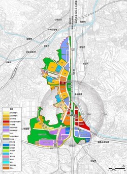용인 플랫폼시티 토지이용 계획도 [사진=경기도]