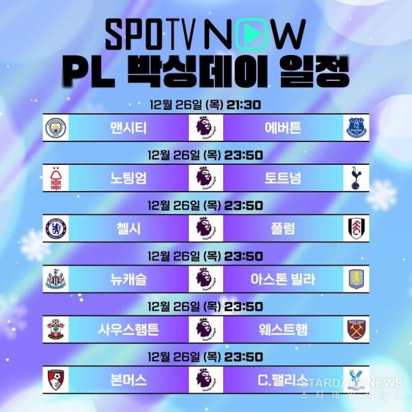 12.26(목) PL 박싱데이ⓒSPOTV NOW