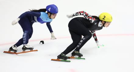 쇼트트랙 심석희, 동계체전 여자 500m 1위…황대헌은 2관왕