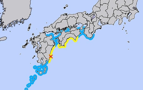 또 난카이 대지진 공포…日규슈 앞바다 규모 6.9 지진(종합2보)