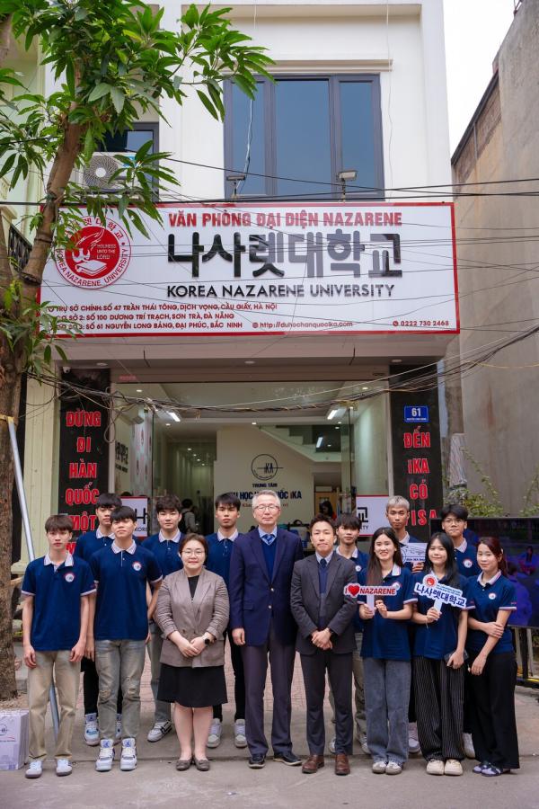 나사렛대가 최근 베트남 박닌에 나사렛대 한국어학당을 설치했다. (사진=나사렛대)