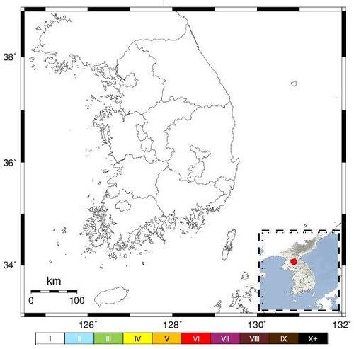 기상청 "북한 황해북도 신평 북서쪽서 2.5 지진…자연지진"