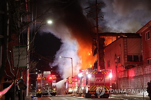 의정부 용현산업단지 공장서 불…3시간 20분만 초진