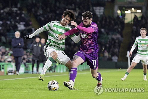 셀틱 양현준, 공식전 18경기 만에 시즌 첫 골