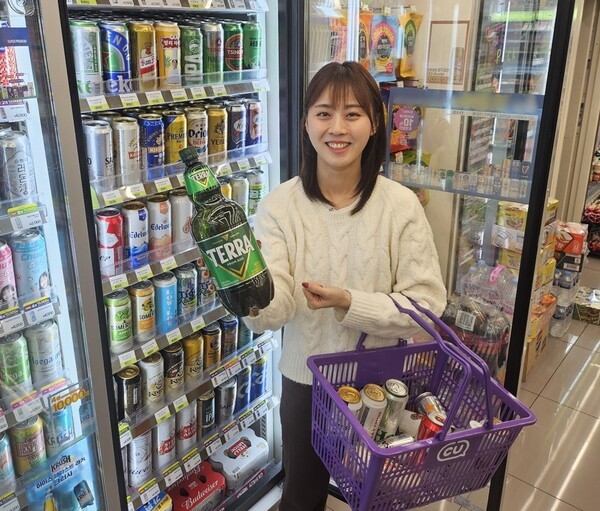 CU, 설 앞두고 주류 할인 총공세...대용량 맥주·위스키 '특가'