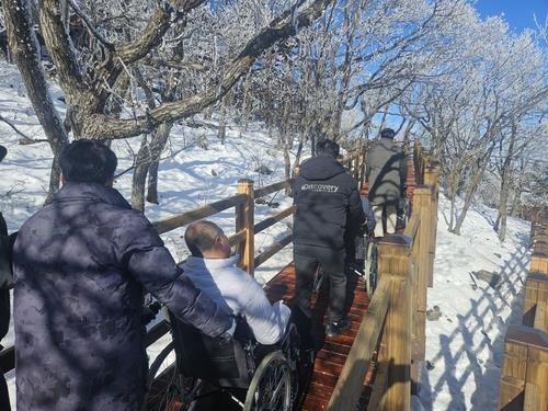 평창군, 복권 기금으로 '평창 치유의 숲 무장애 나눔길' 조성