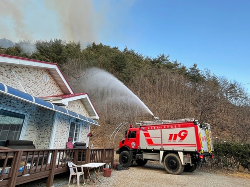 강원 영동지역 건조한 날씨에 강풍…당국, 산림화재 선제 대응