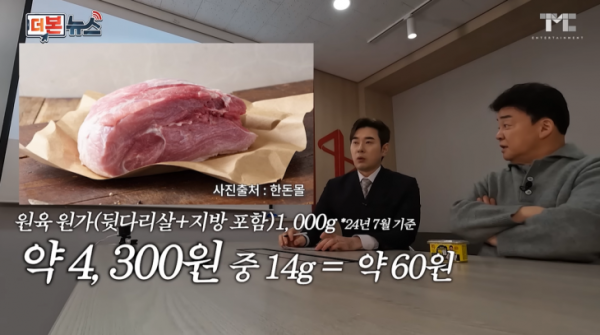 백종원 더본코리아 대표가 통조림 햄 ‘빽햄’ 선물세트를 45% 할인 판매 발표 이후 일어난 가격 논란에 대해 26일 유튜브 채널 ‘백종원’에 올린 영상에서 직접 해명하고 있다. 유튜브 채널 ‘백종원’ 캡처