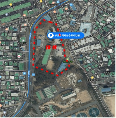 부산 명장정수장 통합사업소 터 공원화 사업 내달 착공