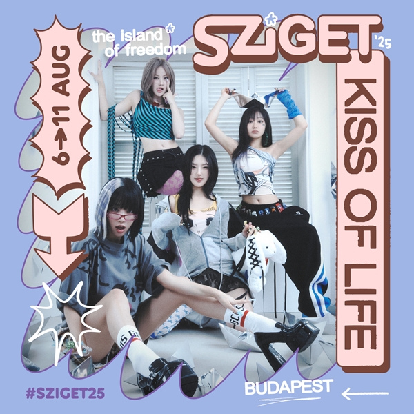 KISS OF LIFE(키스오브라이프), 유럽 대형 공연 'Sziget Festival' 무대 오른다