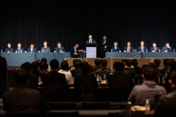 지난 1월 23일 서울 용산구 그랜드하얏트 호텔에서 열린 고려아연 임시주주총회 현장. [사진=고려아연] 