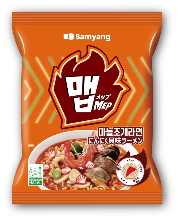 맵 마늘조개라면. [사진=삼양식품] 