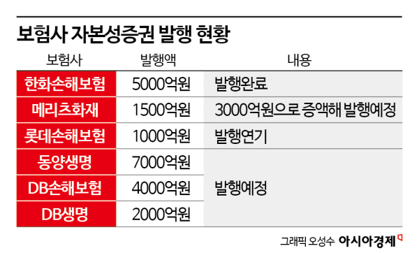 보험사 킥스 급감 현실화…연초 자본 확충 안간힘