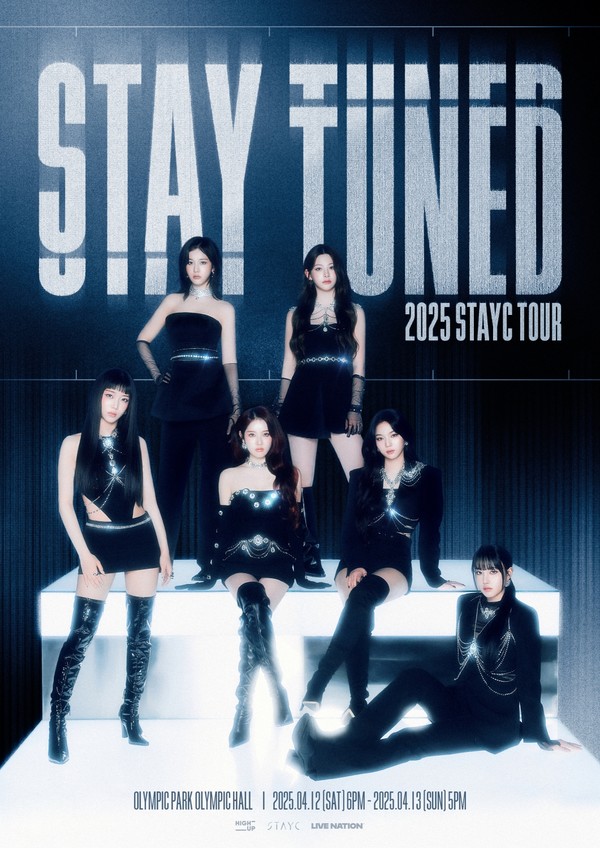 스테이씨, 4월 서울서 두 번째 월드투어 'STAY TUNED' 스타트! 환상 비주얼 포스터 공개