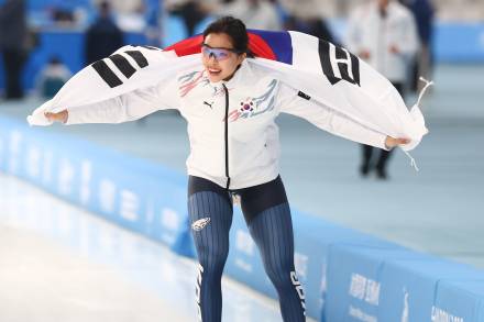 빙속 이나현, 1000m 3위…첫 AG서 4번째 메달 [하얼빈 AG]