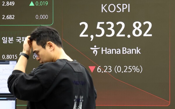 [개장시황] 외국인 매도세에 코스피·코스닥 하락 출발