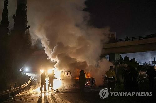 레바논서 친헤즈볼라 시위대 공격…유엔군 부사령관 부상