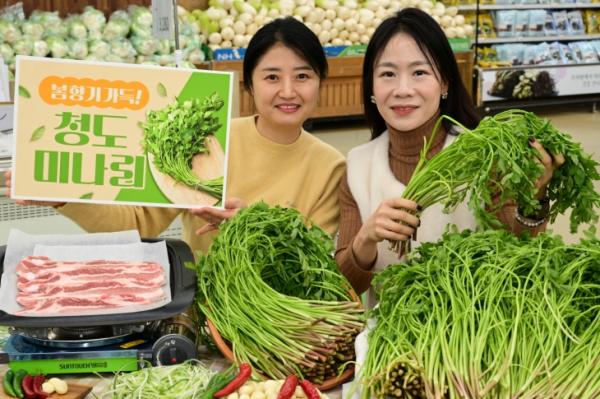 청도 미나리로 봄을 맛보세요