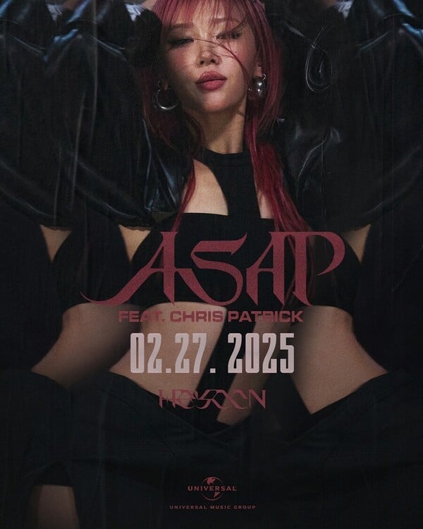 혜윤, 글로벌 팝 무대에 컴백…신곡 'ASAP' 27일 공개