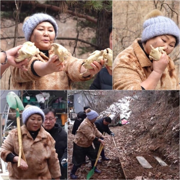 이순실, 자연인과의 유쾌한 하루… 닭 건배부터 즉석 화장실까지