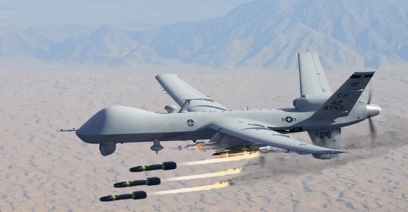 MQ-9 리퍼 드론. 출처=미 공군