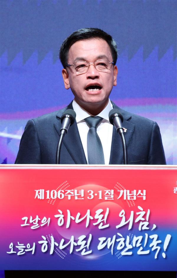 崔대행 "3·1운동 가르침 '통합'에 온힘…한일협력 반드시 필요"